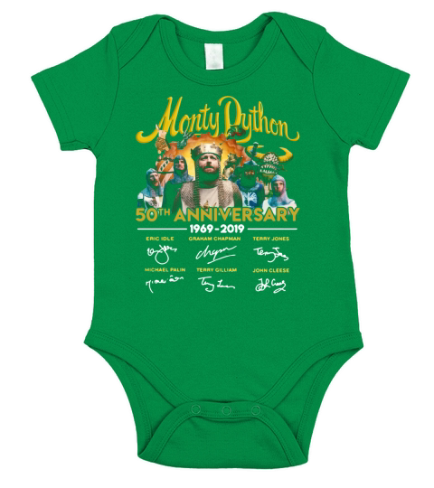 Monty Python 50th Anniversary 1969 2019 signatures Short Sleeve Baby One-Piece