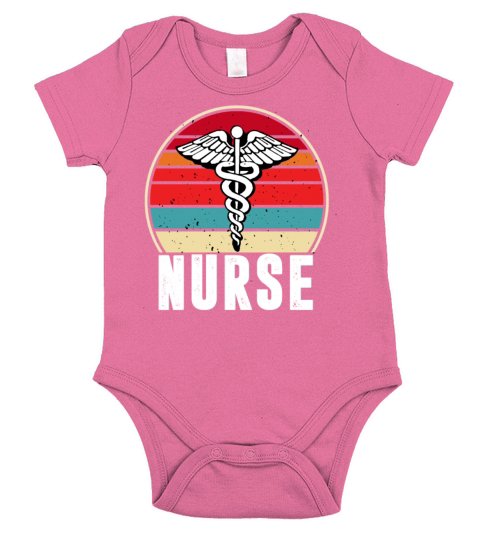 Nurse Nursing Quotes Short Sleeve Baby One-Piece