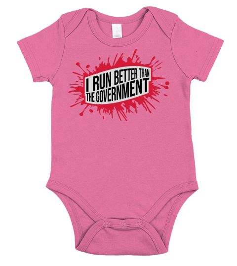 run better than government Short Sleeve Baby One-Piece