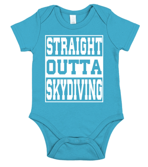 Skydiving Saying funny Short Sleeve Baby One-Piece