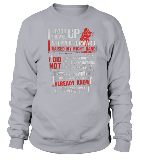 2nd Amendment - I have nothing to prove - Veteran Sweatshirt Unisex