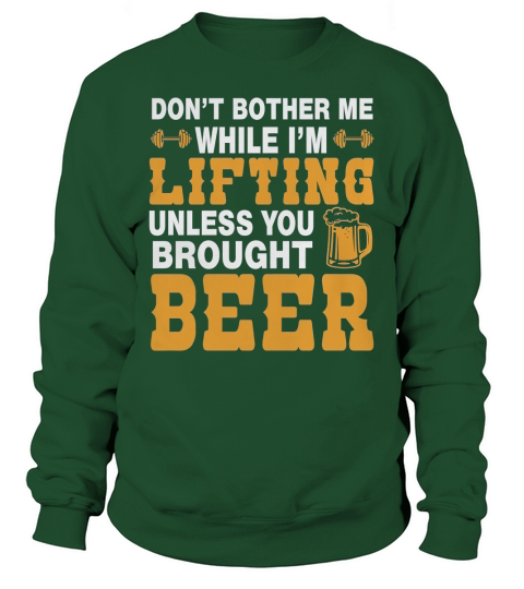Amazing Tee For Lifting And Beer Lover Gift For Brother Sweatshirt Unisex