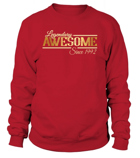 Awesome Since 1992 Birthday Sayings Sweatshirt Unisex