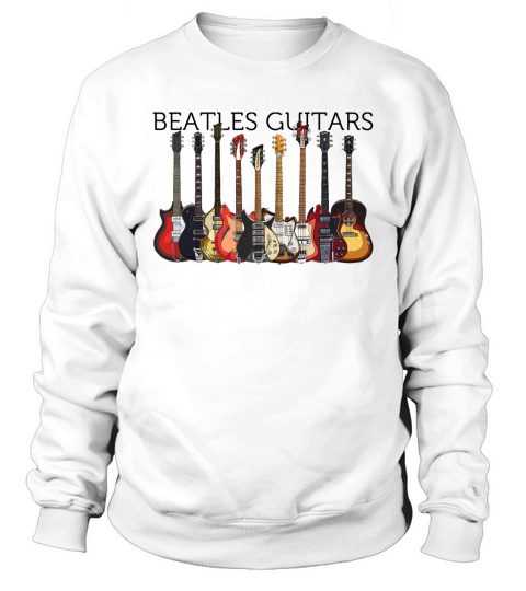 Beatles Guitars Sweatshirt Unisex