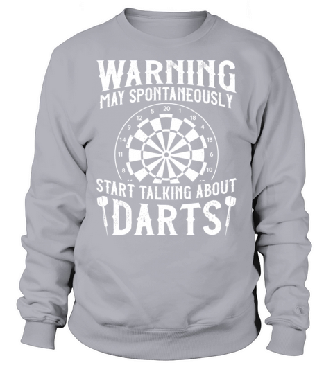 Darts Board Vintage Warning May Sweatshirt Unisex