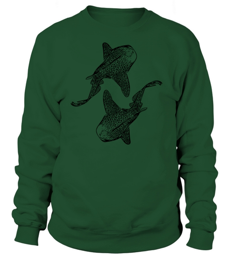 Elegant Vintage Leopard Sharks Sweatshirt Unisex