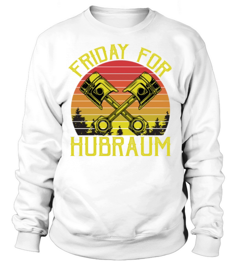 Friday For Hubraum Vintage Sunset Car Lovers Sweatshirt Unisex