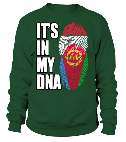 Hungarian And Eritrean Mix Heritage DNA Flag Sweatshirt Unisex