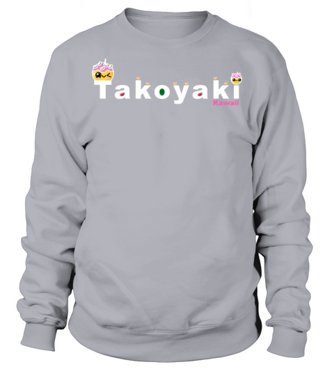 Kawaii Takoyaki Cute Japanese Food Vintage Design Sweatshirt Unisex
