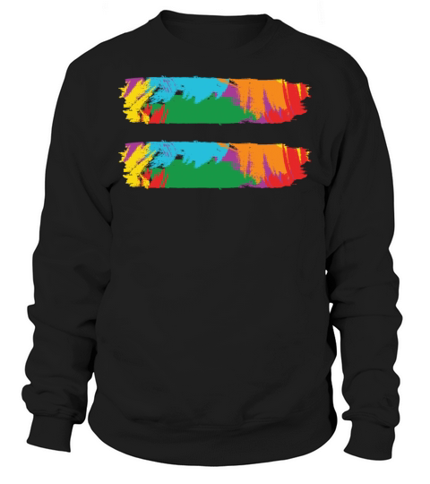 LBGT Flag Gay Pride Human Vintage Rainbow Sweatshirt Unisex