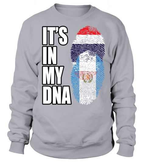 Thai And Guatemalan Vintage Heritage DNA Flag Sweatshirt Unisex