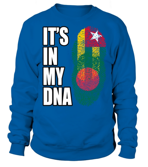 Togolese And Bangladeshi Mix Heritage DNA Flag Sweatshirt Unisex