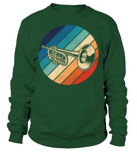 Trumpet Player Retro Vintage Sweatshirt Unisex