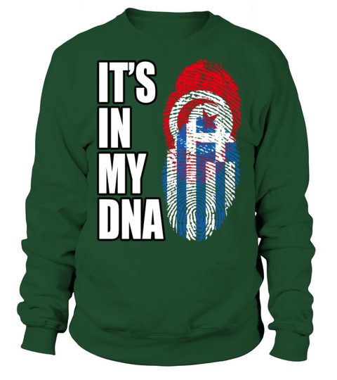 Tunisian And Greek Mix Heritage DNA Flag Sweatshirt Unisex