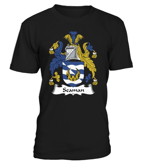 Seaman Family Crest British Family Crests - Coffee Mug (colored) T-Shirt Unisex
