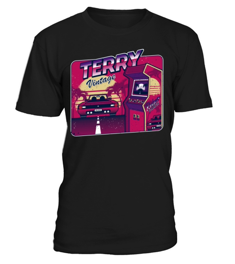Terry Funny Personalized Vintage Gamer 80s 90s T-Shirt Unisex