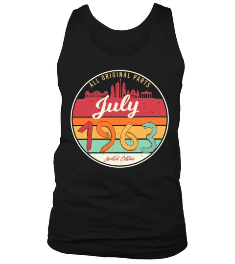 1963 July Vintage Tank Top Unisex