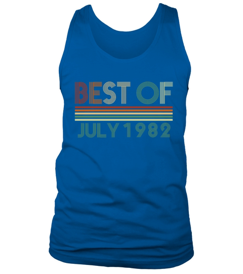 40th birthday July vintage 1982 gift idea Tank Top Unisex