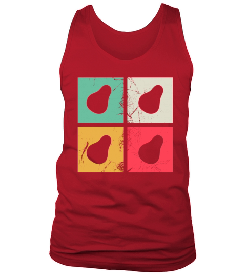 Avocado Vegan Lover Retro Veggie Diet Gift idea Tank Top Unisex