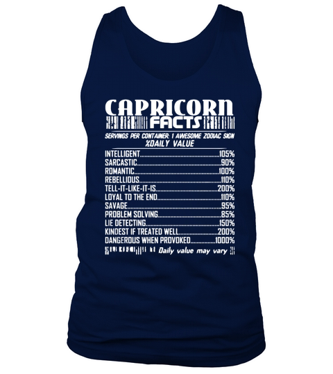 Capricorn Facts Tank Top Unisex