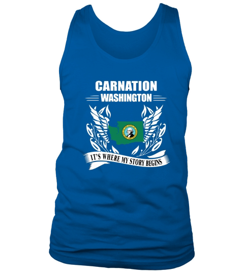 Carnation Washington Its where my story begins Tank Top Unisex