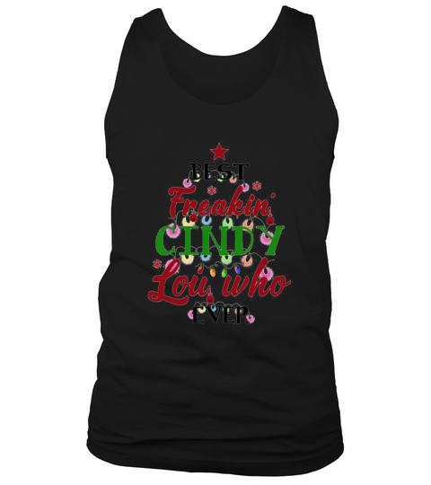 Dr. Seuss Best Freakin’ Cindy Lou Who Ever Tank Top Unisex