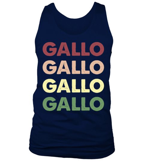 Gallo Shirt - Funny Personalized Name Gallo Tank Top Unisex