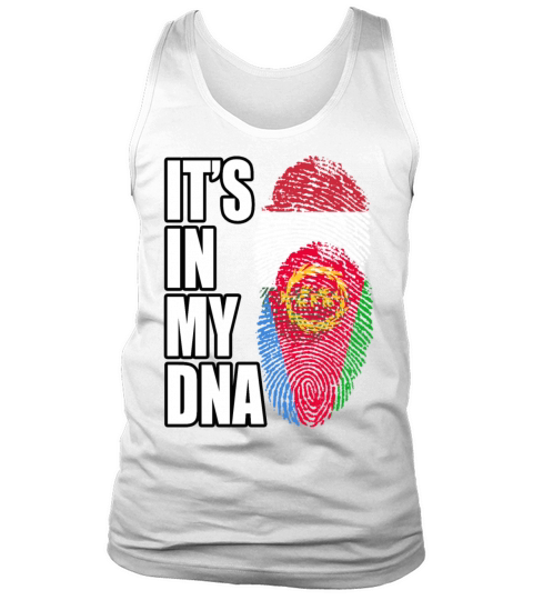 Hungarian And Eritrean Mix Heritage DNA Flag Tank Top Unisex