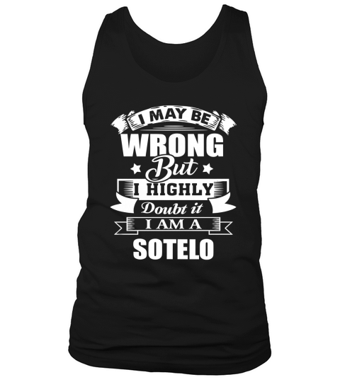 im SOTELO, i may be wrong but i highly doubt it. Tank Top Unisex