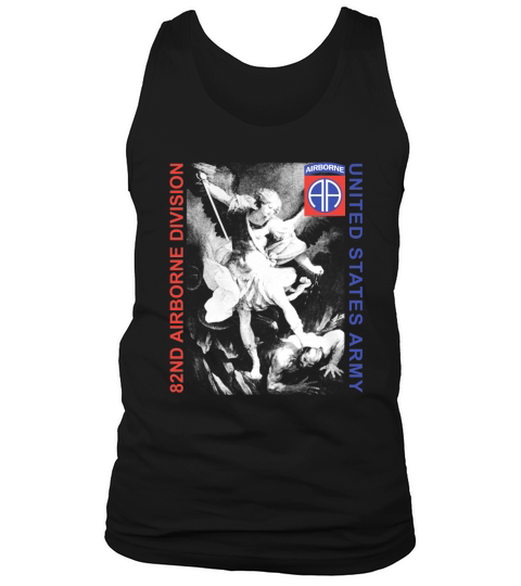LIMITED EDITION 82ND AIRBORNE - SAINT MICHAEL - MENS PREMIUM T-SHIRT Tank Top Unisex