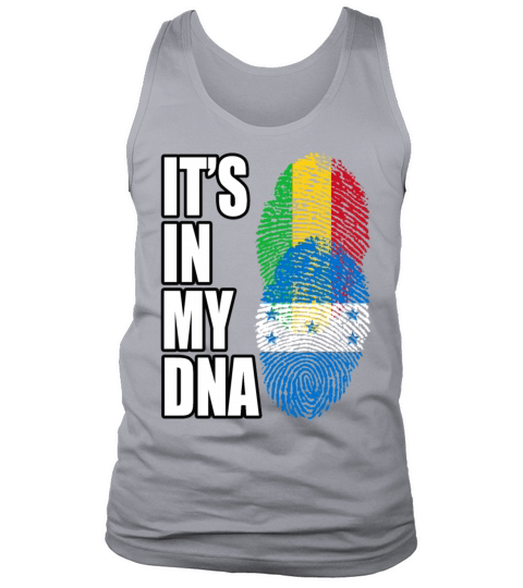 Malian And Honduran Mix Heritage DNA Flag Tank Top Unisex