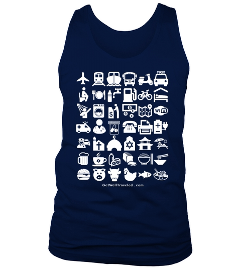 MEDICAL TOURISM TRAVEL ICON Tank Top Unisex