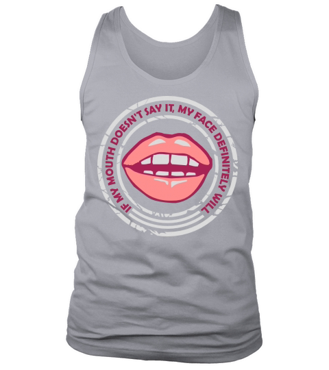 my face definitely will Tank Top Unisex