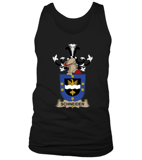 Schneider Coat of Arms Austrian Family Crests Austrian Family Crests Tank Top Unisex