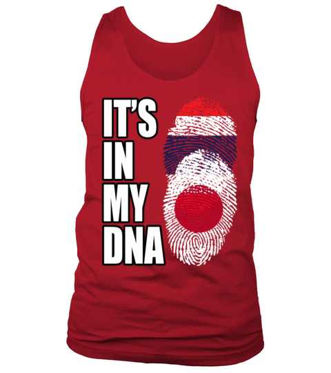 Thai And Japanese Vintage Heritage DNA Flag Tank Top Unisex