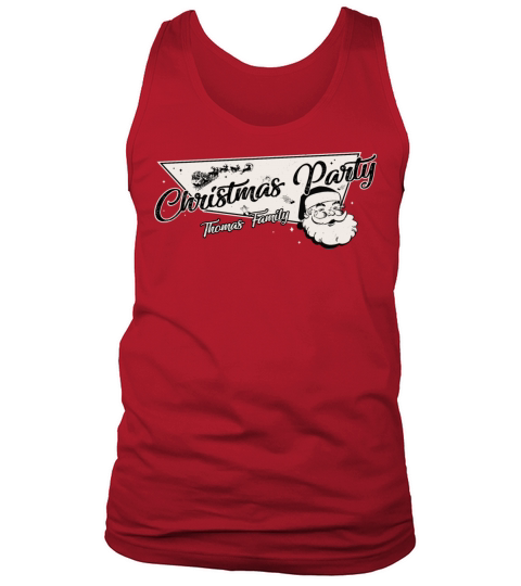 Thomas Family Ready for Christmas Party Tank Top Unisex