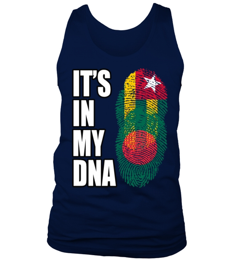 Togolese And Bangladeshi Mix Heritage DNA Flag Tank Top Unisex