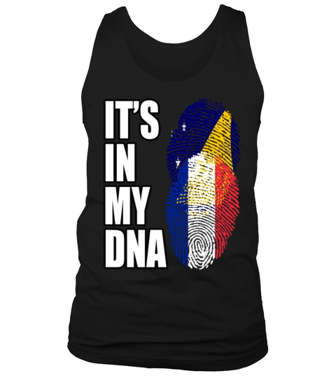 Tokelauan And French Mix Heritage DNA Flag Tank Top Unisex