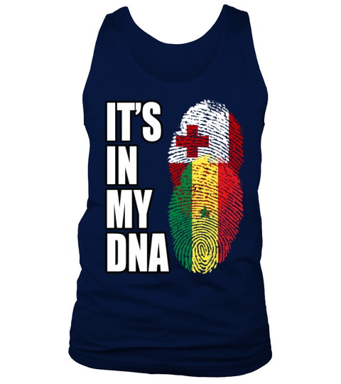 Tongan And Saudi Arabian Mix Heritage DNA Flag Tank Top Unisex