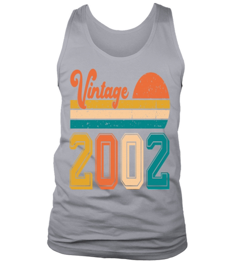 Vintage 2002 birthday gift Tank Top Unisex