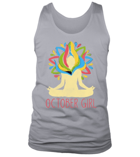 Yoga Mandala Meditation Birth Born Month October Tank Top Unisex