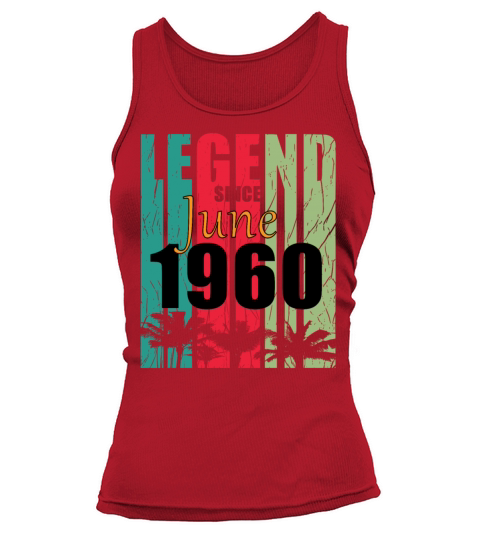 1960 vintage born in June gift Tank top Woman