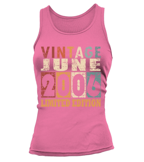 2006 vintage born in June gift Tank top Woman