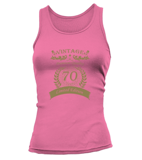 70th Birthday Gifts Vintage Premium Tank top Woman