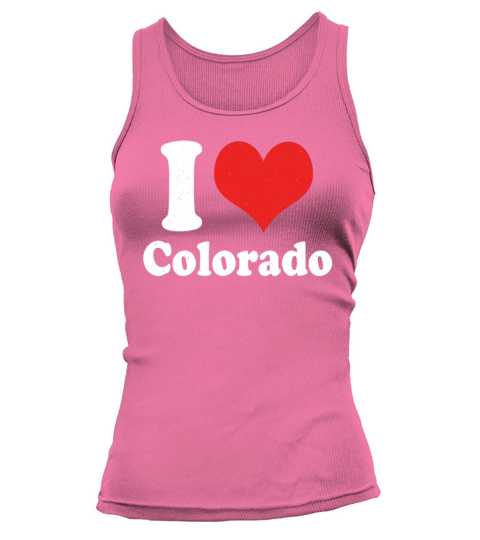 America Citizen US State Love I Heart Colorado Tank top Woman