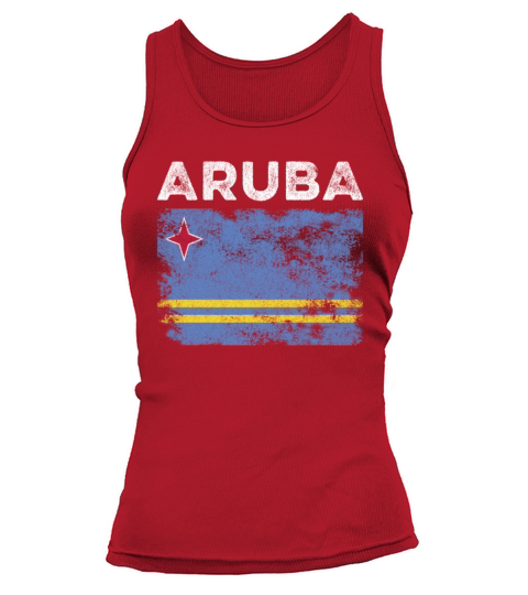 Aruba Flag Distressed - Aruban Flag Tank top Woman
