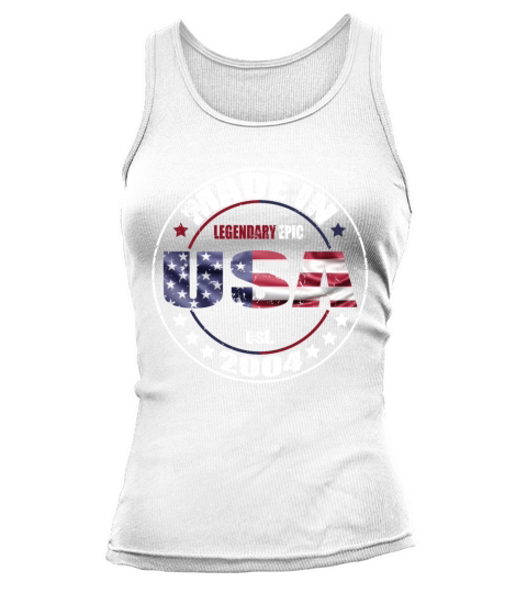Birthday Saying Born USA 2004 Tank top Woman