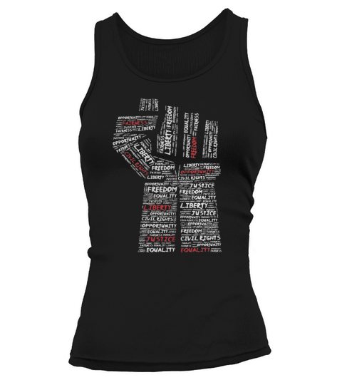Civil Rights Power Fist Sweatshirt March For Justice Peace Tank top Woman