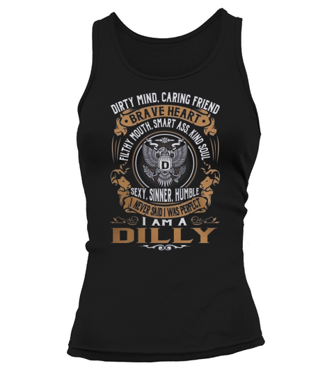 DILLY Last Name, Surname Tshirt Tank top Woman
