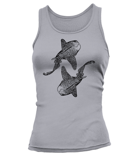 Elegant Vintage Leopard Sharks Tank top Woman